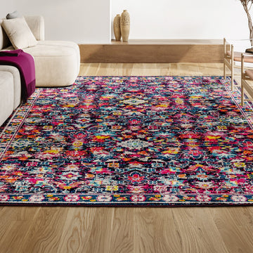 Alfombra Modern Persian Boho Floral Area Rug